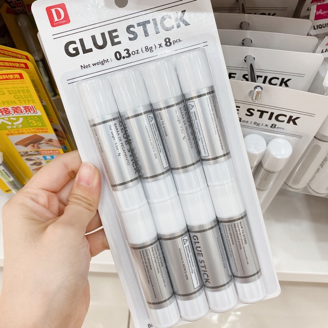 Glue Stick Daiso Glue Stick 8Pcs School Paper Glue Stick | Shopee Malaysia