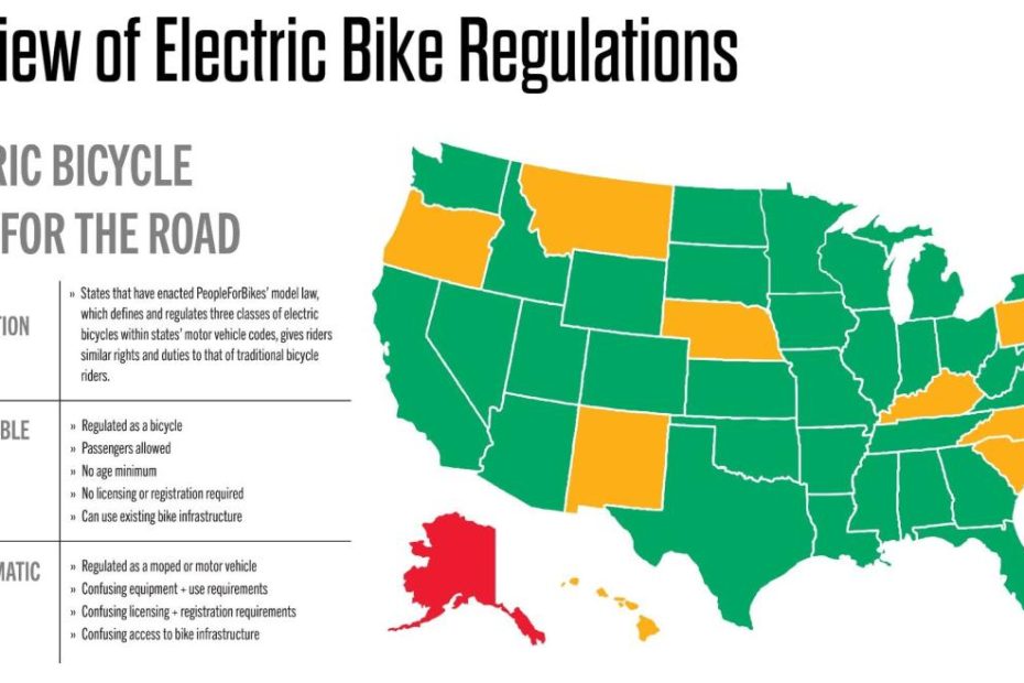 E-Bike Laws In The Usa By State